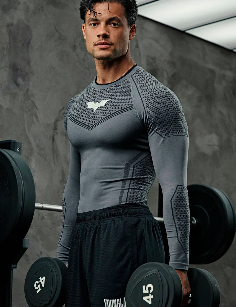 8004 - BATMAN COMPRESSION LONGSLEEVES PRE-ORDER