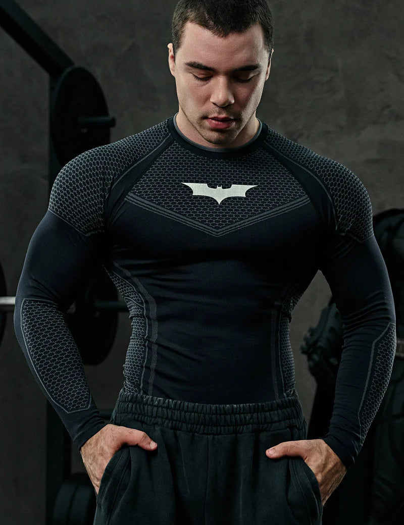 8004 - BATMAN COMPRESSION LONGSLEEVES PRE-ORDER